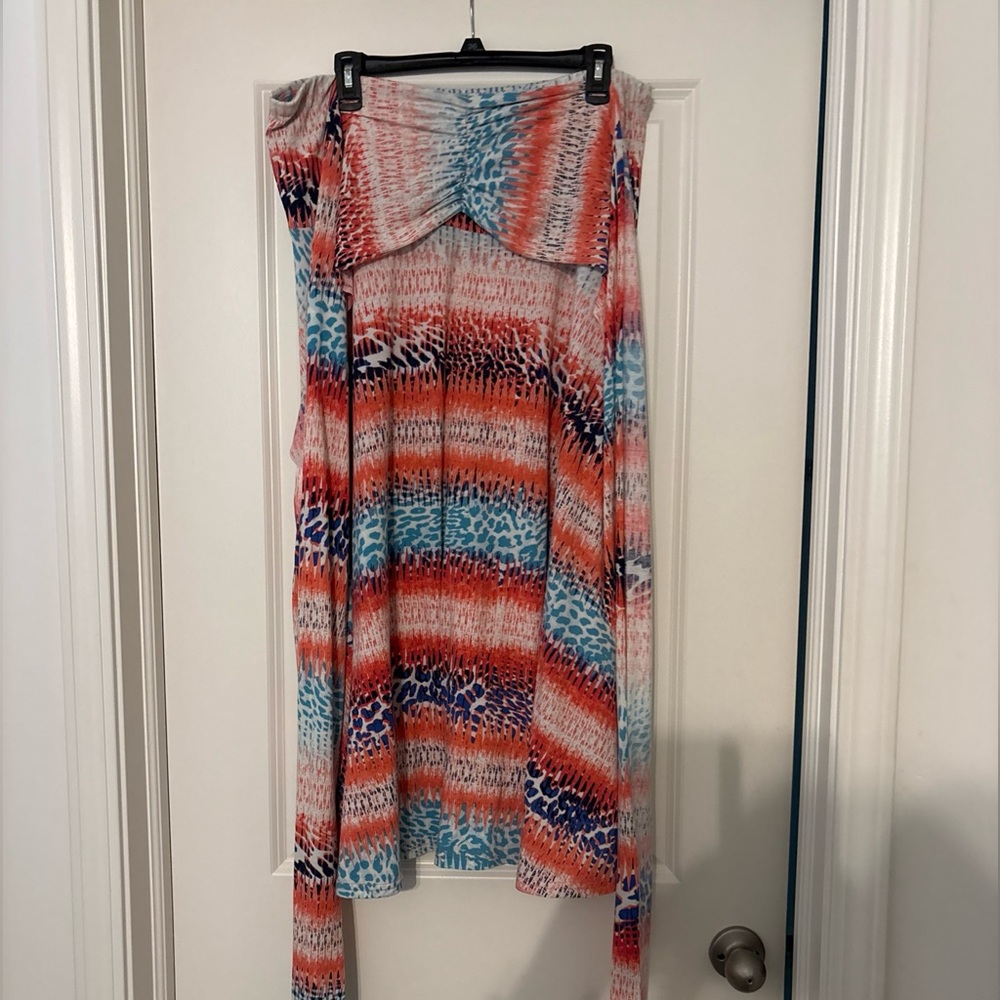Multicolor Patterned Women's Skirt